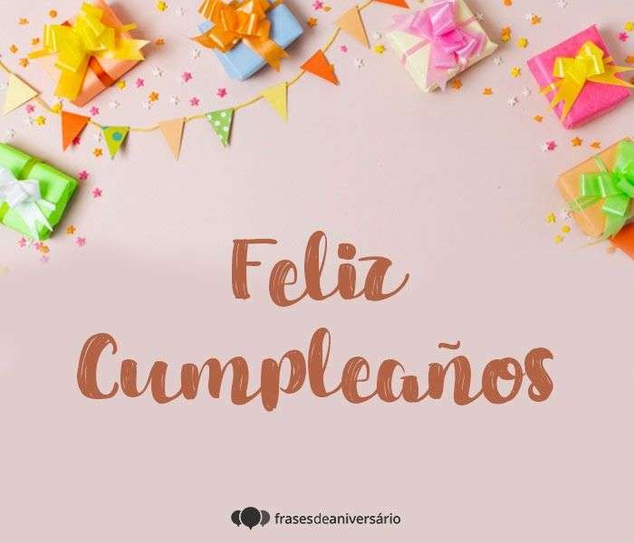 Feliz Aniversário Em Espanhol