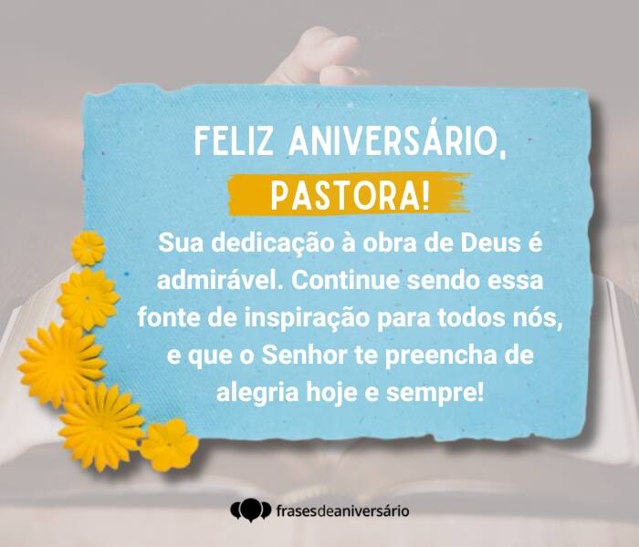 Mensagem De Aniversario Para Esposa Do Pastor
