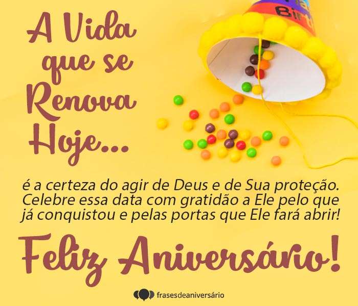 A vida que se renova hoje é a certeza da proteção