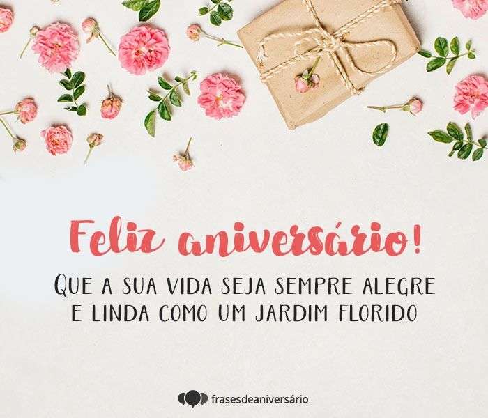 Que sua vida seja sempre alegre e linda